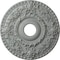 Ekena Millwork Rose Ceiling Medallion (Fits Canopies up to 7 1/4"), 18"OD x 3 1/2"ID x 1 1/2"P, Primed White CM18RO - alternate 1